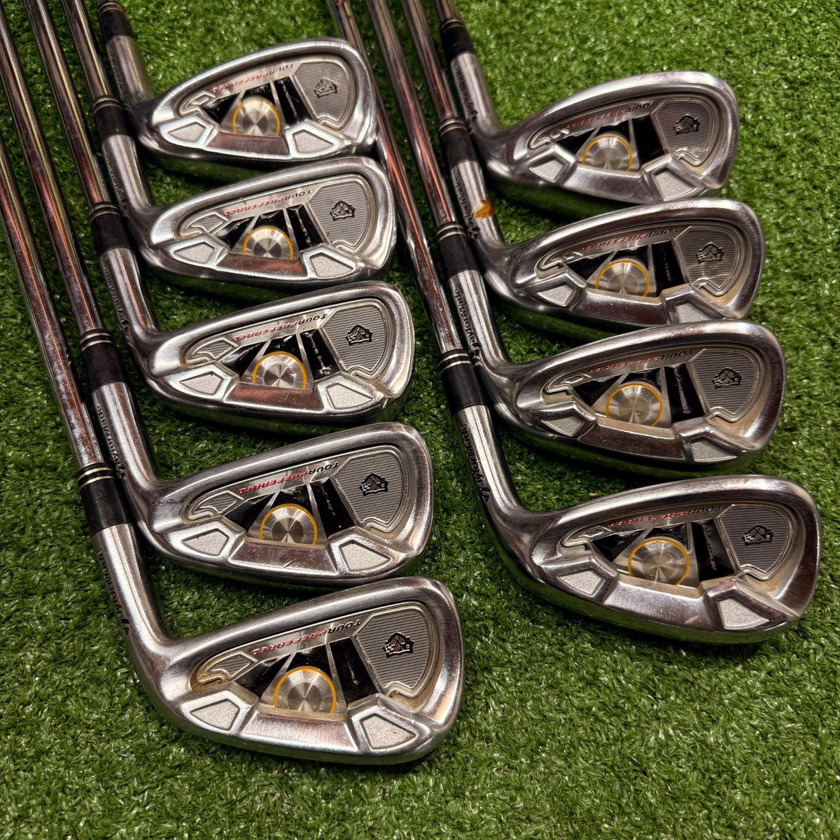 TaylorMade Tour Preferred 3-6, 8-9, P, A, S Iron Set Stiff Steel RH *READ*