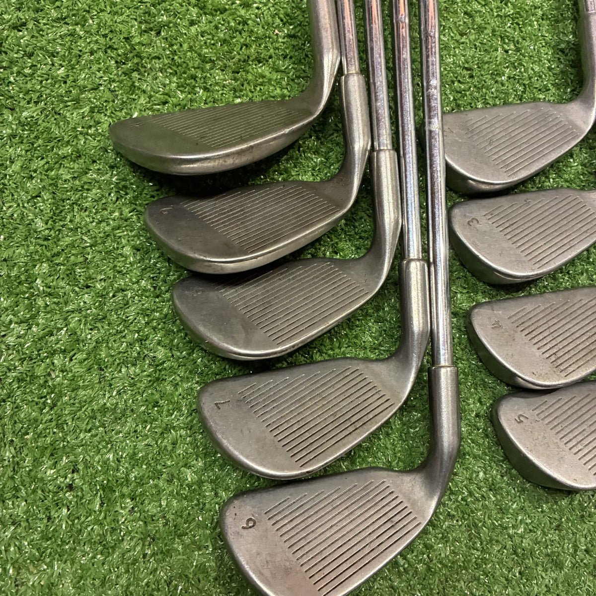 PING Eye Black Dot 2-PW Iron Set Stiff Steel RH *READ*