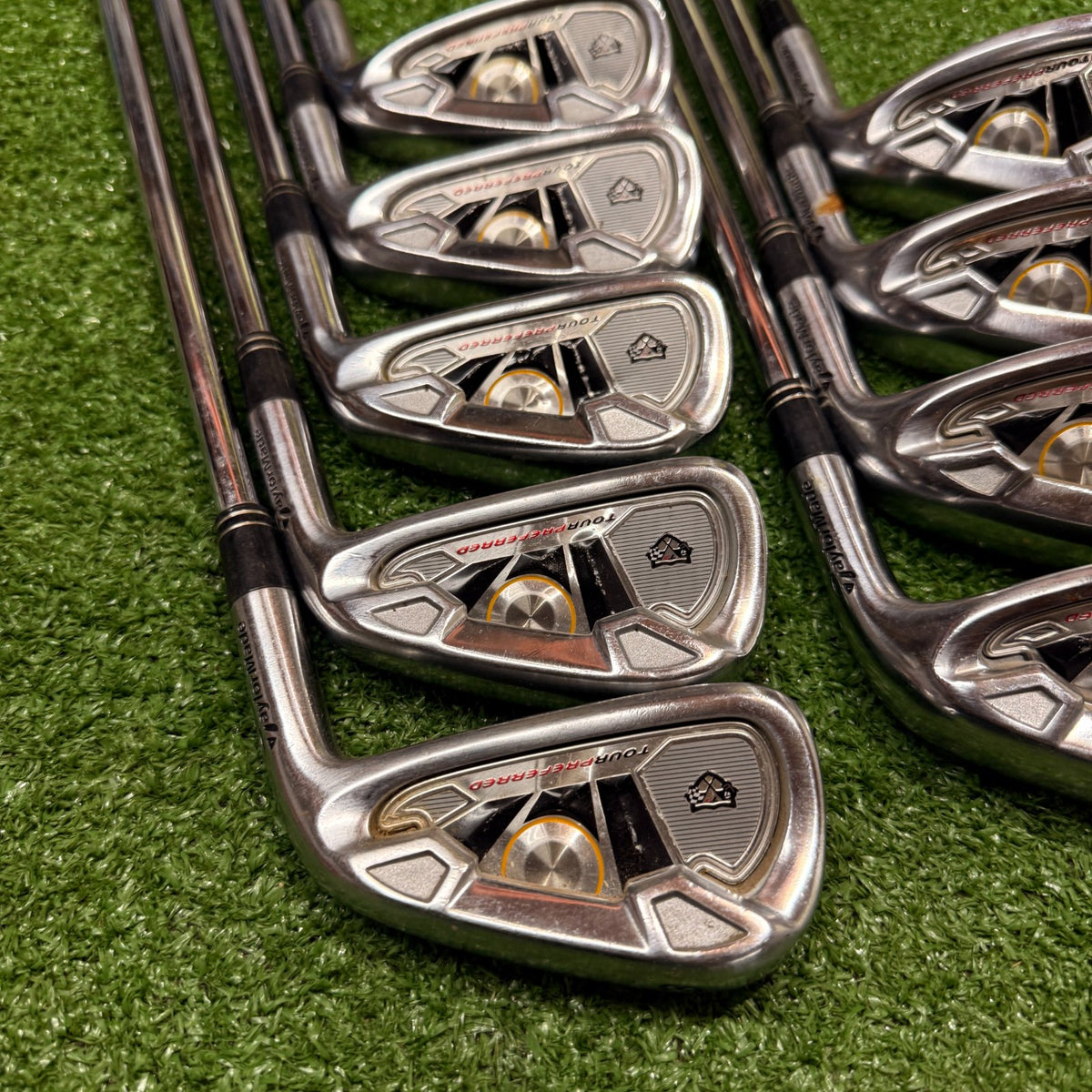 TaylorMade Tour Preferred 3-6, 8-9, P, A, S Iron Set Stiff Steel RH *READ*